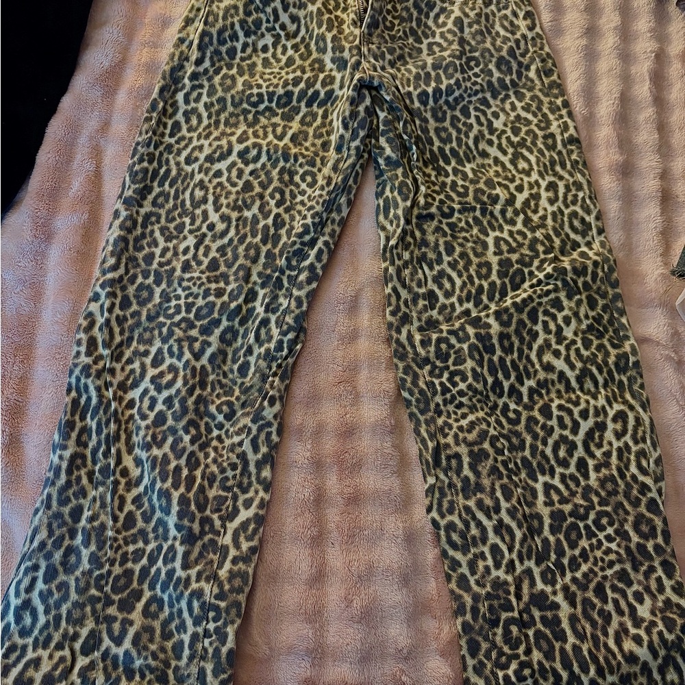 Leopard Print Pants